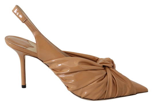 Jimmy Choo Elegante Pumps aus Leder mit spitzer Zehenpartie