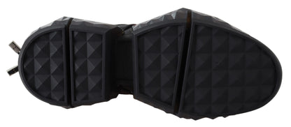 Jimmy Choo Electric Elegance Leder-Mesh-Sneaker