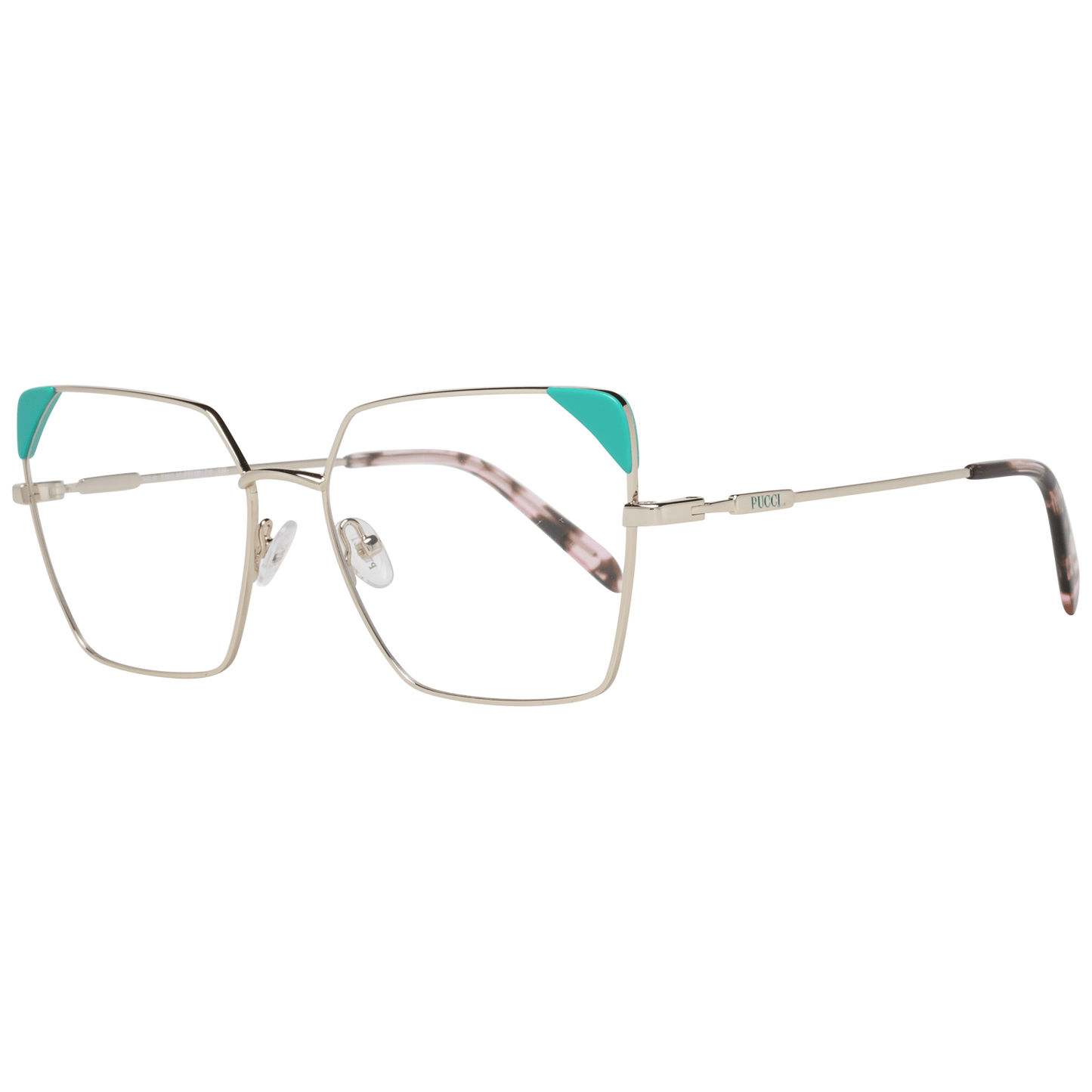 Emilio Pucci Damen-Sonnenbrille mit Vollrand in strahlendem Gold