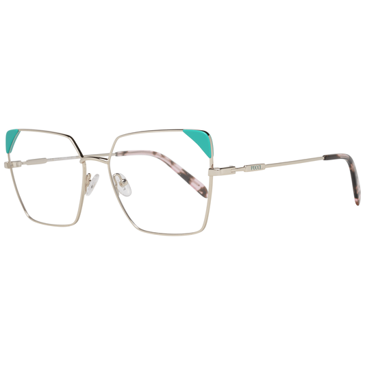 Emilio Pucci Damen-Sonnenbrille mit Vollrand in strahlendem Gold
