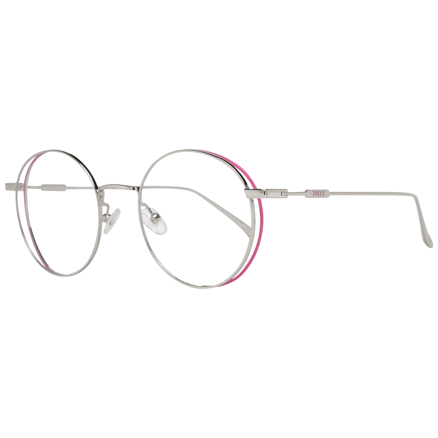 Emilio Pucci Graue Metallbrille (Gestell)