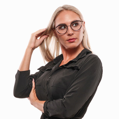 Emilio Pucci Brille (Gestell) aus schwarzem Metall und Kunststoff