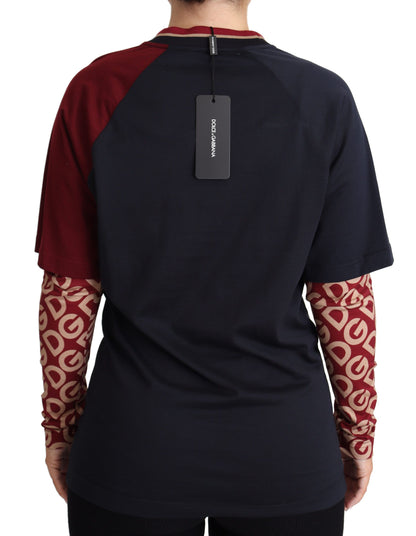 Dolce &amp; Gabbana – Mehrfarbiger Royals-Pullover mit Rundhalsausschnitt