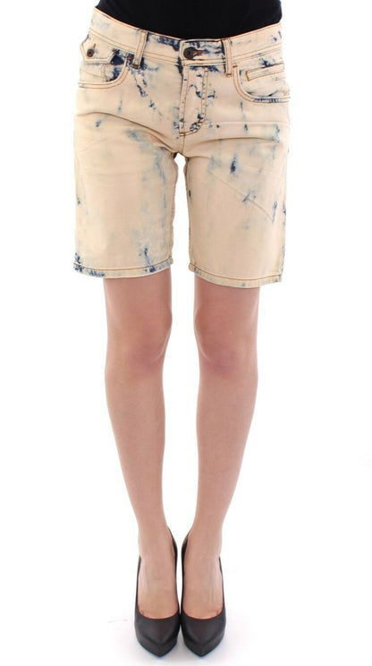 Dolce &amp; Gabbana Blaue Jeans-Shorts aus gewaschener Baumwolle