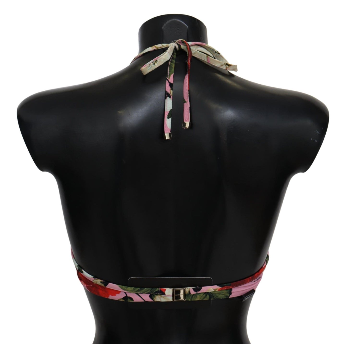 Dolce &amp; Gabbana Mehrfarbiger Badeanzug mit Blumenmuster, Strandmode, Bikinioberteile