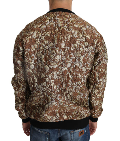 Dolce &amp; Gabbana Mehrfarbiger MAMBO Jacquard-Pullover mit Ananas