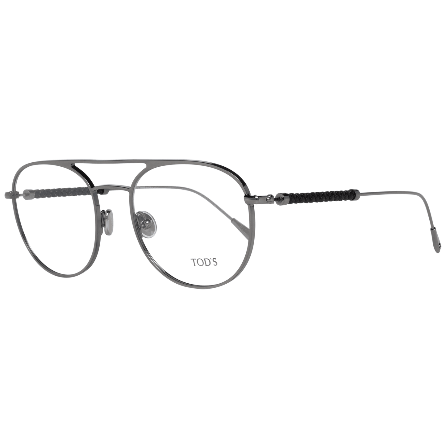 Tod's Silberne Herren-Brillenfassung