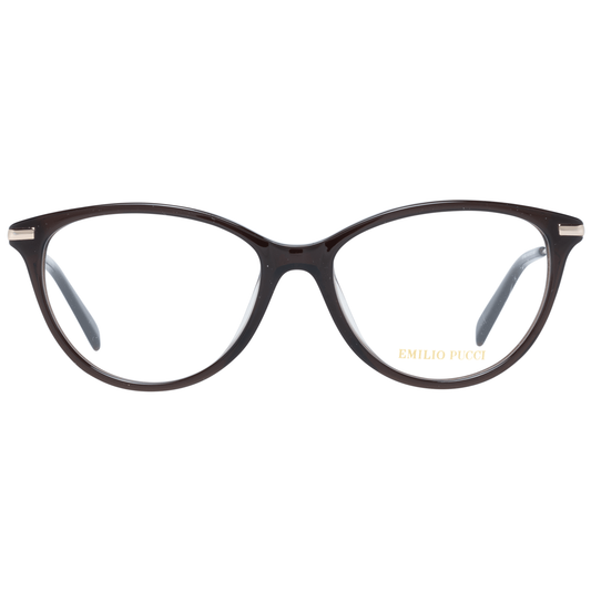 Emilio Pucci Braune Brille (Gestell) aus Metall und Kunststoff