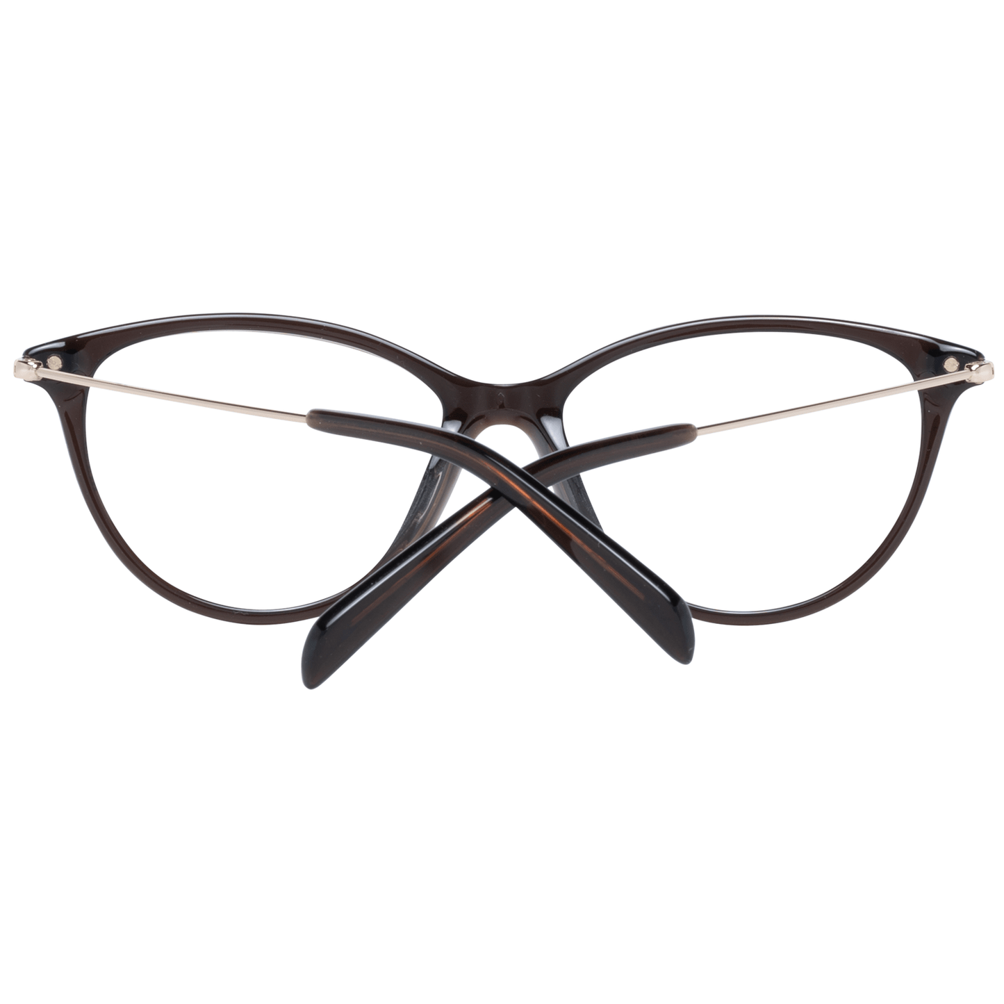 Emilio Pucci Braune Brille (Gestell) aus Metall und Kunststoff