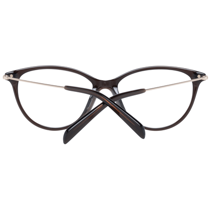 Emilio Pucci Braune Brille (Gestell) aus Metall und Kunststoff