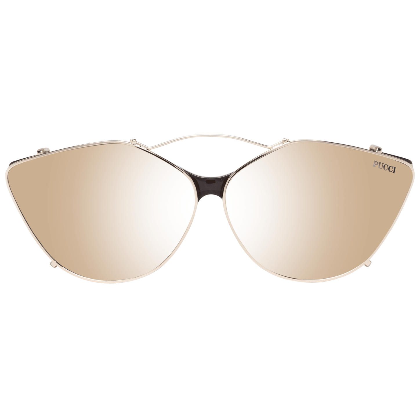 Emilio Pucci Braune Brille (Gestell) aus Metall und Kunststoff