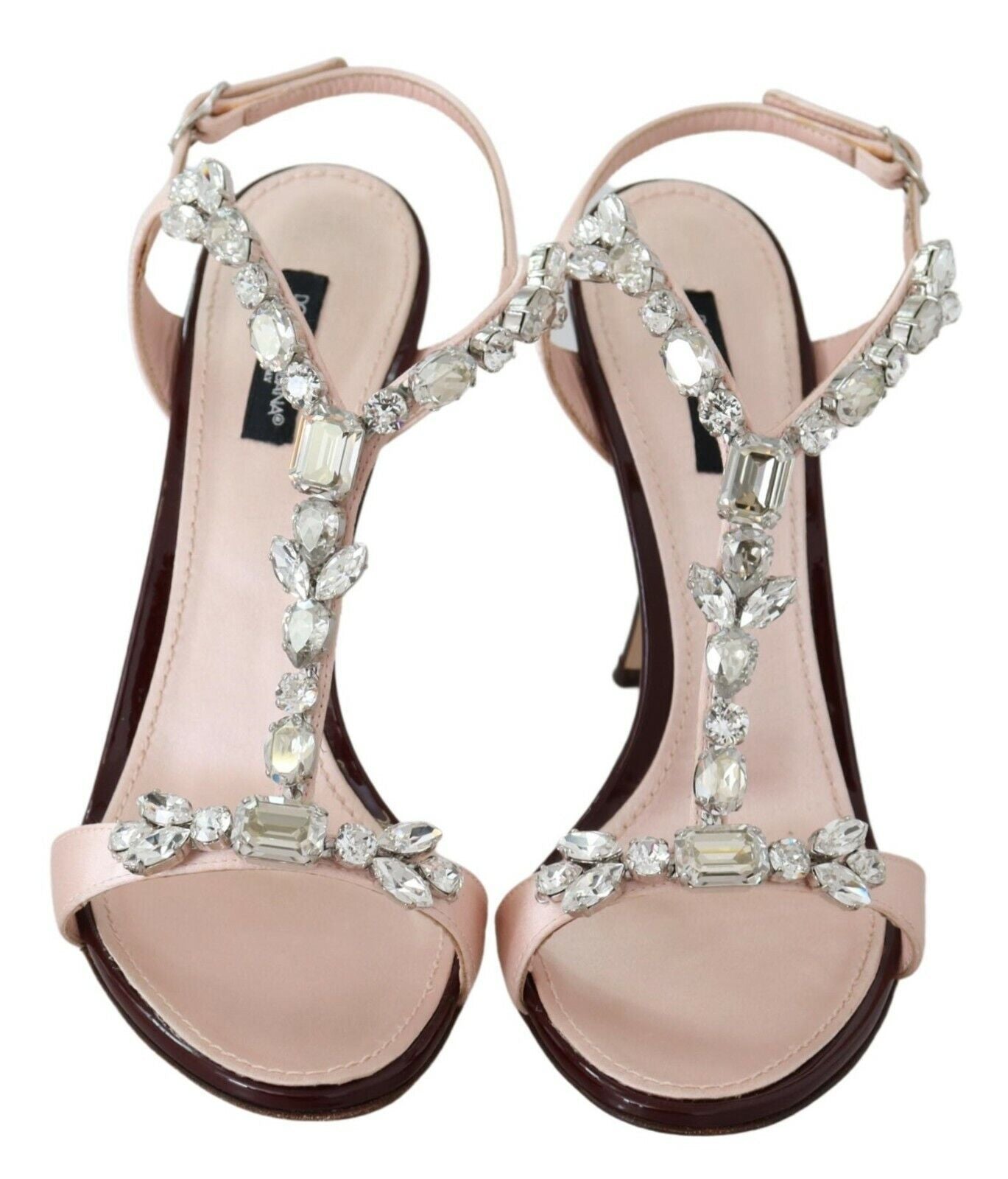 Dolce &amp; Gabbana – Keira – Sandalen mit rosa Kristallabsatz
