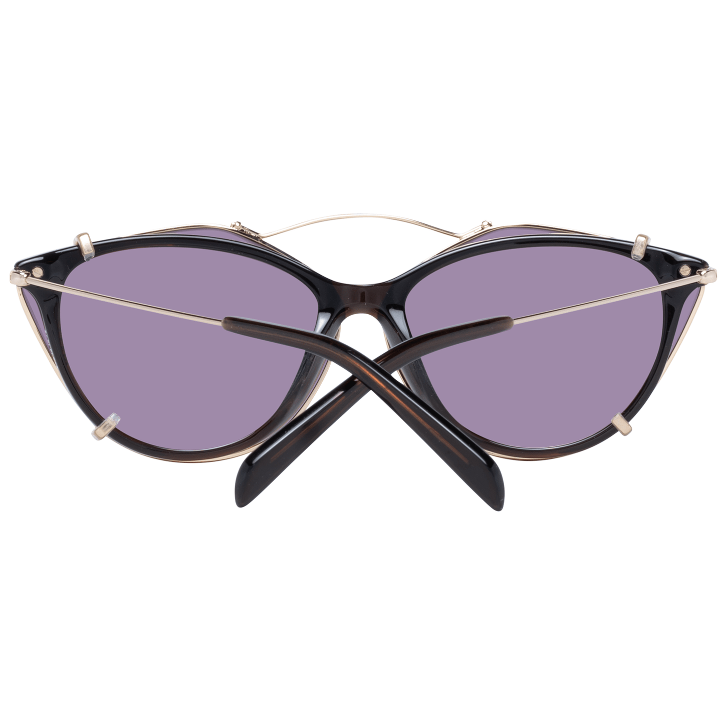 Emilio Pucci Braune Brille (Gestell) aus Metall und Kunststoff
