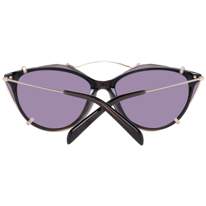 Emilio Pucci Braune Brille (Gestell) aus Metall und Kunststoff