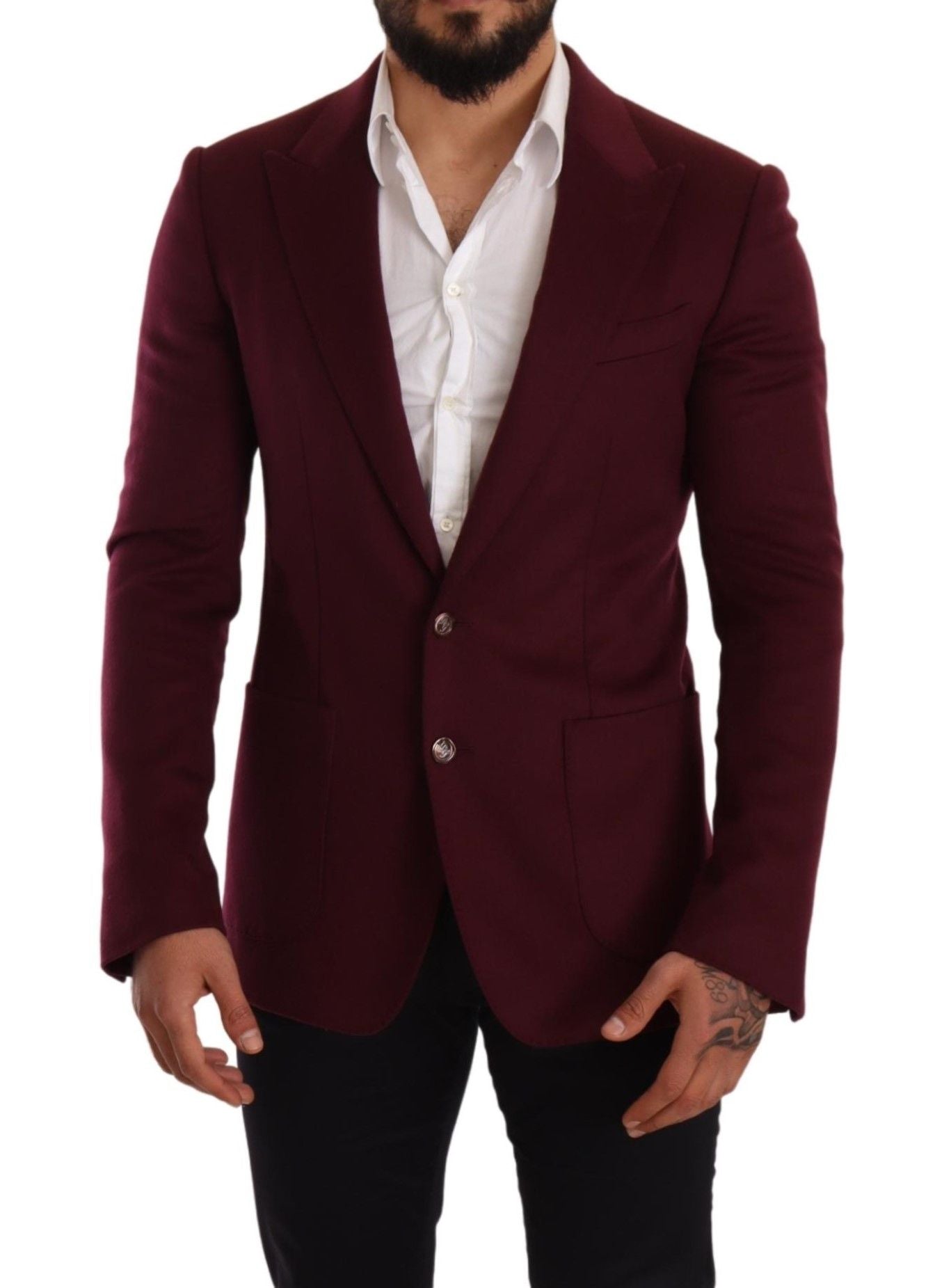 Dolce &amp; Gabbana – Kaschmir-Slim-Fit-Manteljacke mit Blazer in Kaschmirbraun