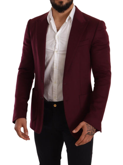 Dolce &amp; Gabbana – Kaschmir-Slim-Fit-Manteljacke mit Blazer in Kaschmirbraun