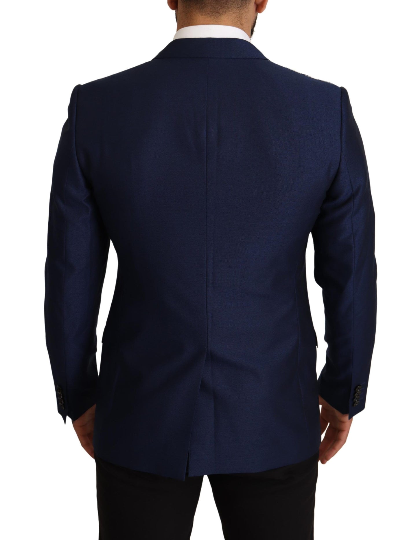 Dolce &amp; Gabbana Marineblaue Slim Fit-Jacke MARTINI Blazer