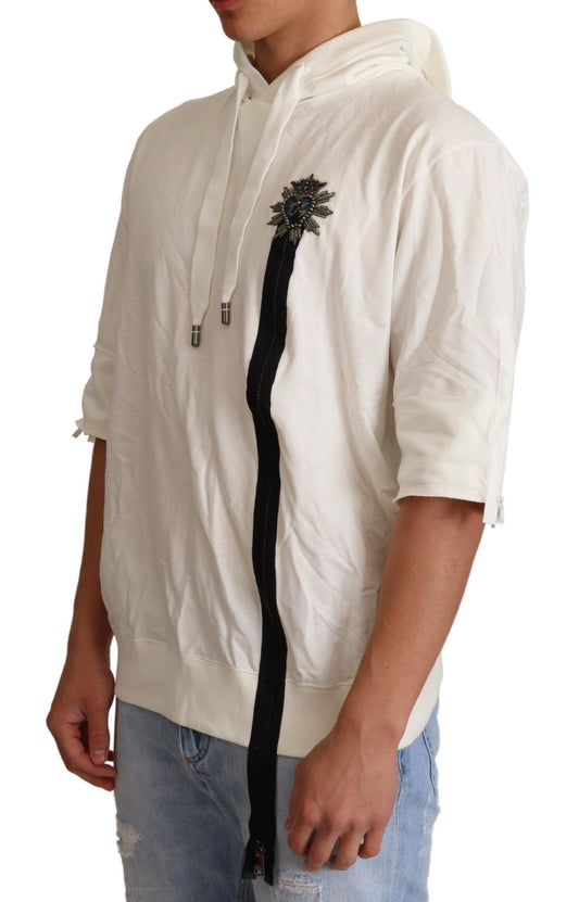 Dolce &amp; Gabbana – Weißer Kapuzenpullover in limitierter Auflage