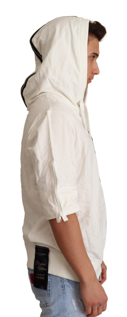 Dolce &amp; Gabbana – Weißer Kapuzenpullover in limitierter Auflage