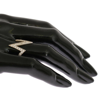 Nialaya Silberner authentischer transparenter Damenring