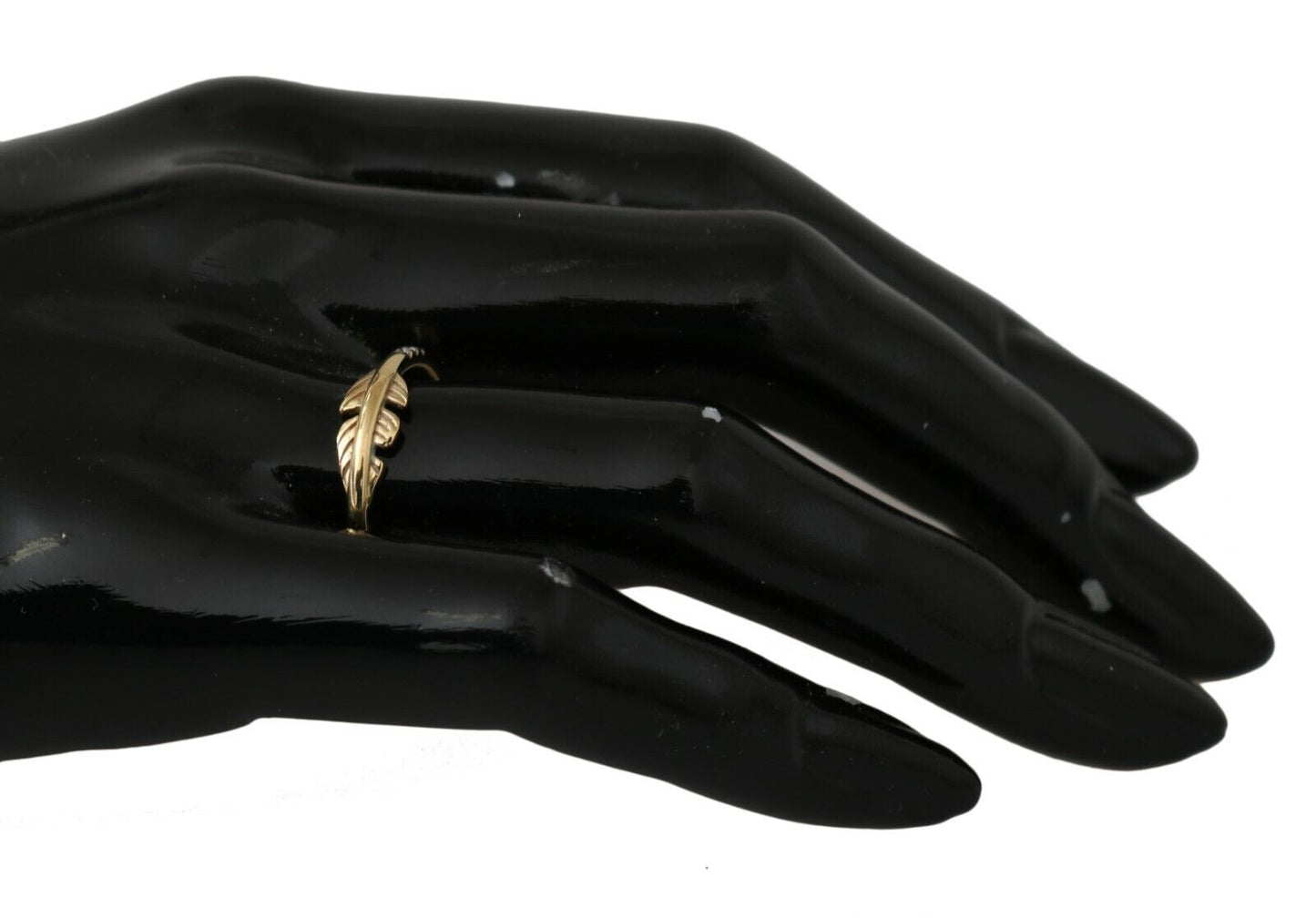 Nialaya Goldfeder Clear CZ 925 Silber Damen