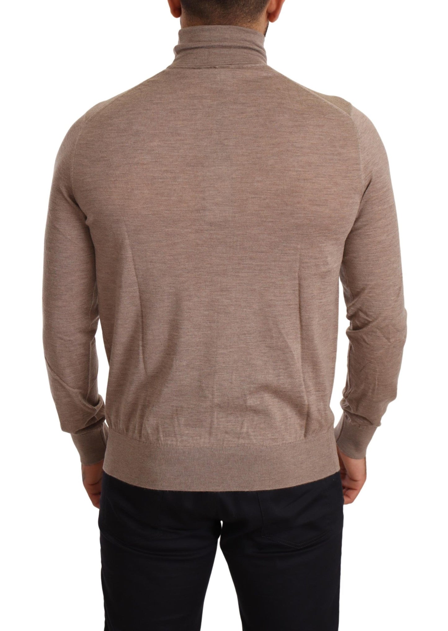 Dolce &amp; Gabbana Brauner Rollkragenpullover aus Kaschmir