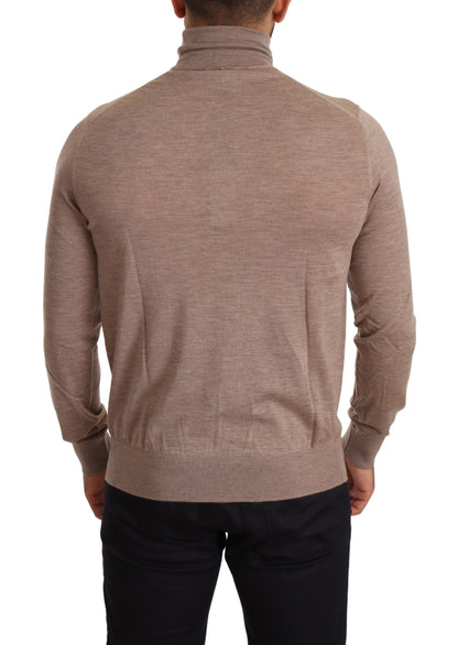 Dolce &amp; Gabbana Brauner Rollkragenpullover aus Kaschmir