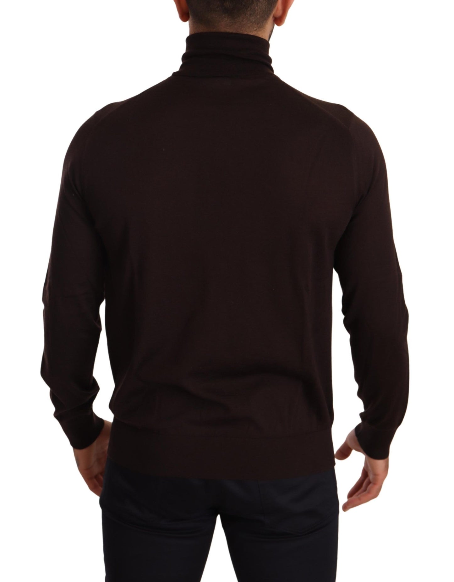 Dolce &amp; Gabbana Brauner Rollkragenpullover aus Kaschmir