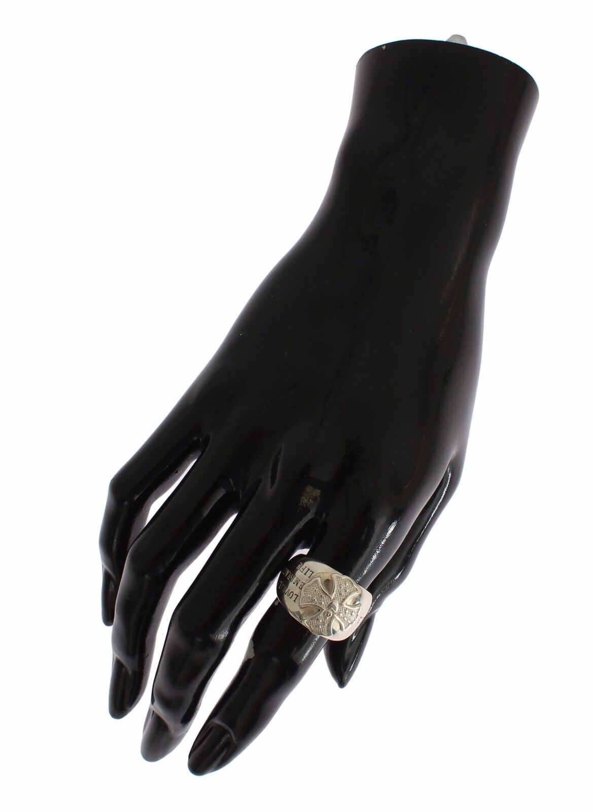 Nialaya Silberkreuz Damenring aus 925er Sterlingsilber