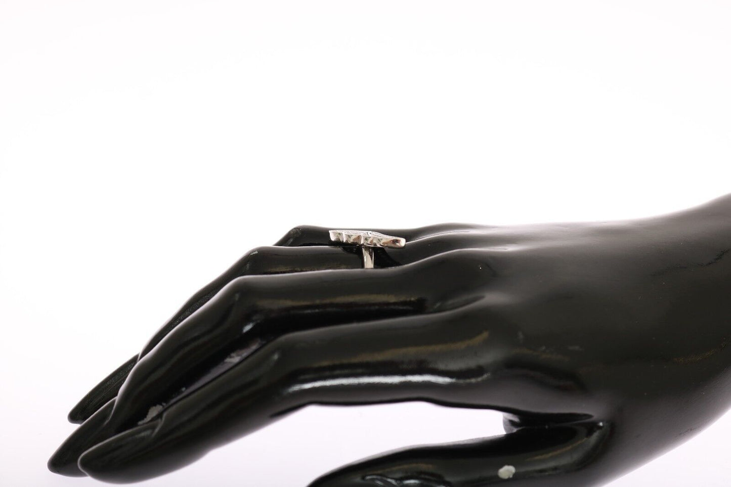 Nialaya Silver Damen-Ring mit Flügel, klare Zirkonia, 925er Silber