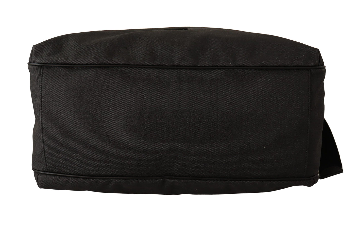 Dolce &amp; Gabbana – Schwarze Umhängetasche aus Denim-Leder mit Schulterriemen