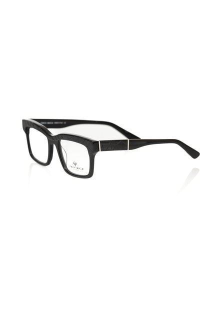 Frankie Morello Schwarze Acetat-Herrenbrille