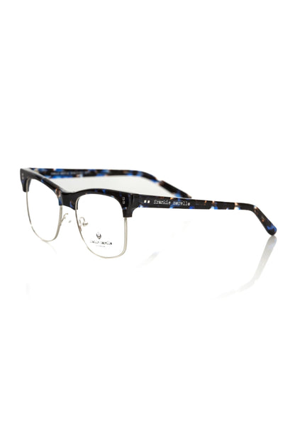 Frankie Morello Blau Metallic Herrenbrille