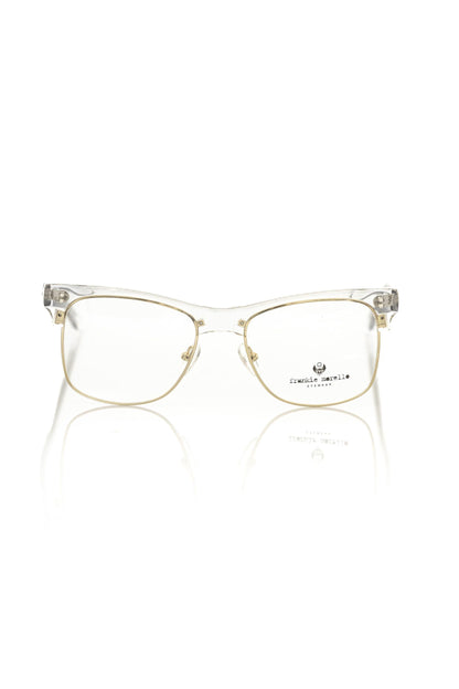 Frankie Morello Gold Metallic Fiber Men Frame