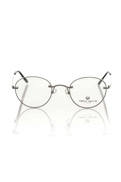 Frankie Morello Grau Metallic Herrenbrille