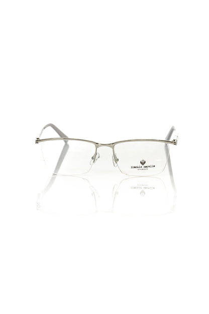 Frankie Morello Silber Metallic Herrenbrille