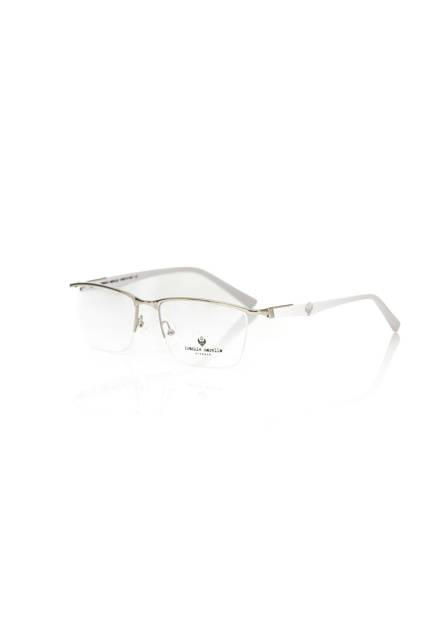 Frankie Morello Silber Metallic Herrenbrille