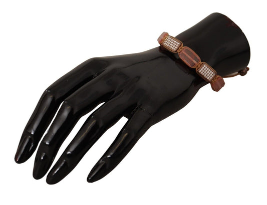 Nialaya – Verstellbares Armband mit mehrfarbigem Kristall-Logo