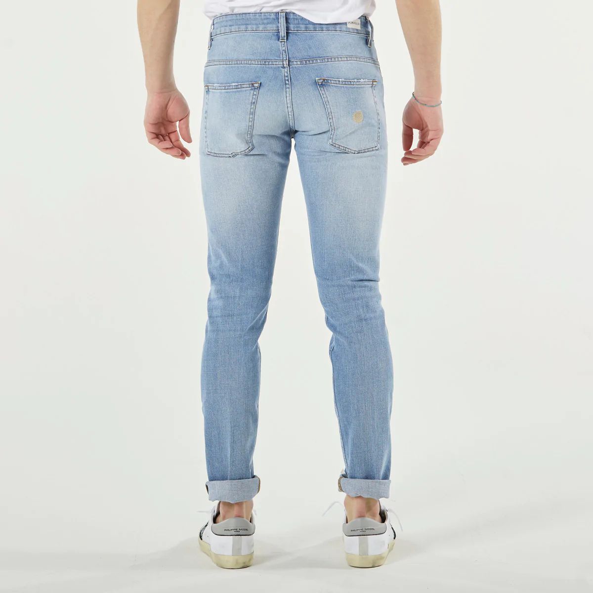 Don The Fuller Herren Jeans aus blauer Baumwolle