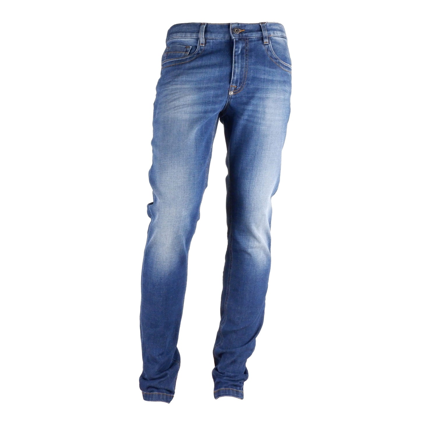 Bikkembergs Blaue Baumwoll-Herrenjeans
