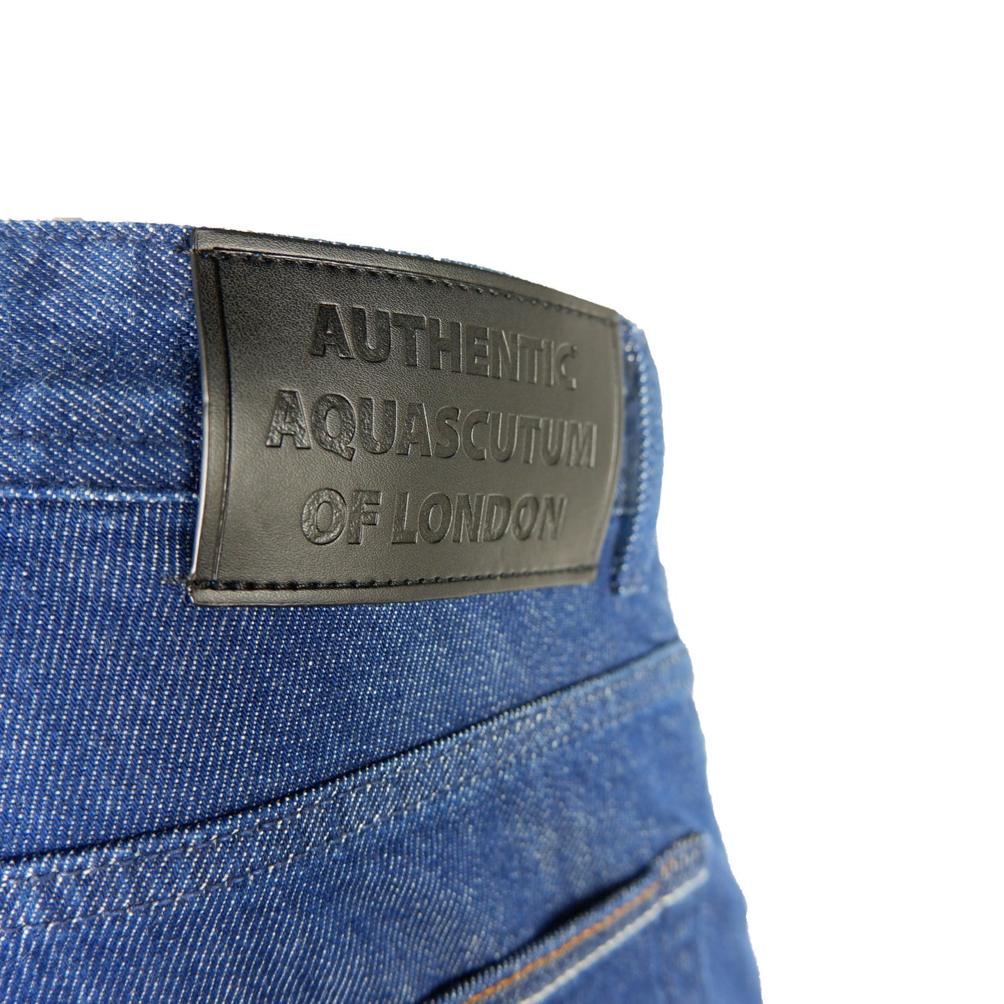 Aquascutum Blaue Baumwolljeans für Herren