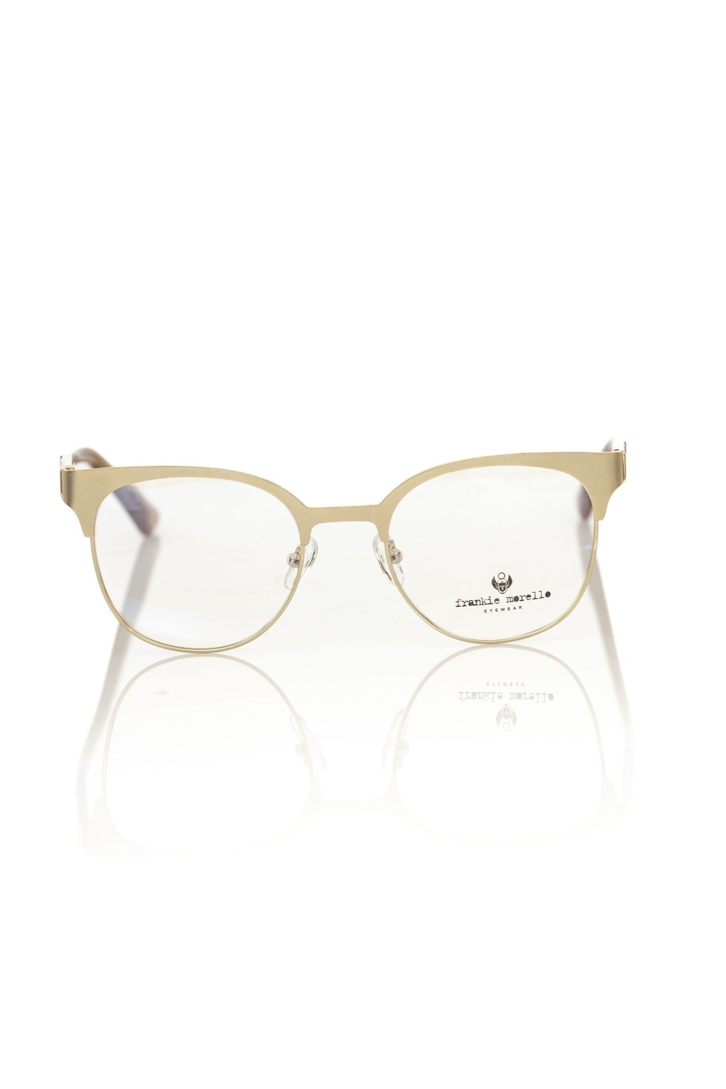 Frankie Morello Damenbrille aus goldenem Acetat