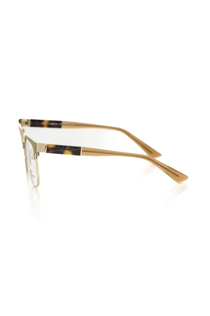 Frankie Morello Damenbrille aus goldenem Acetat
