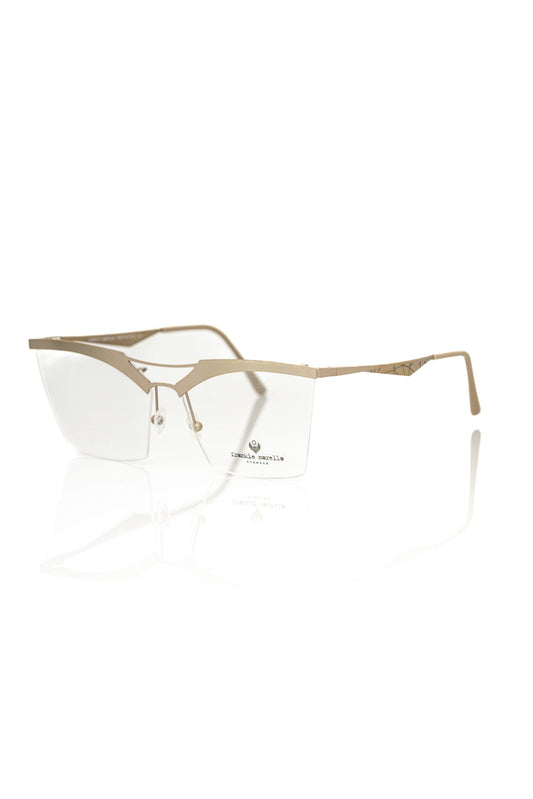 Frankie Morello Damenbrille aus brauner Metallicfaser