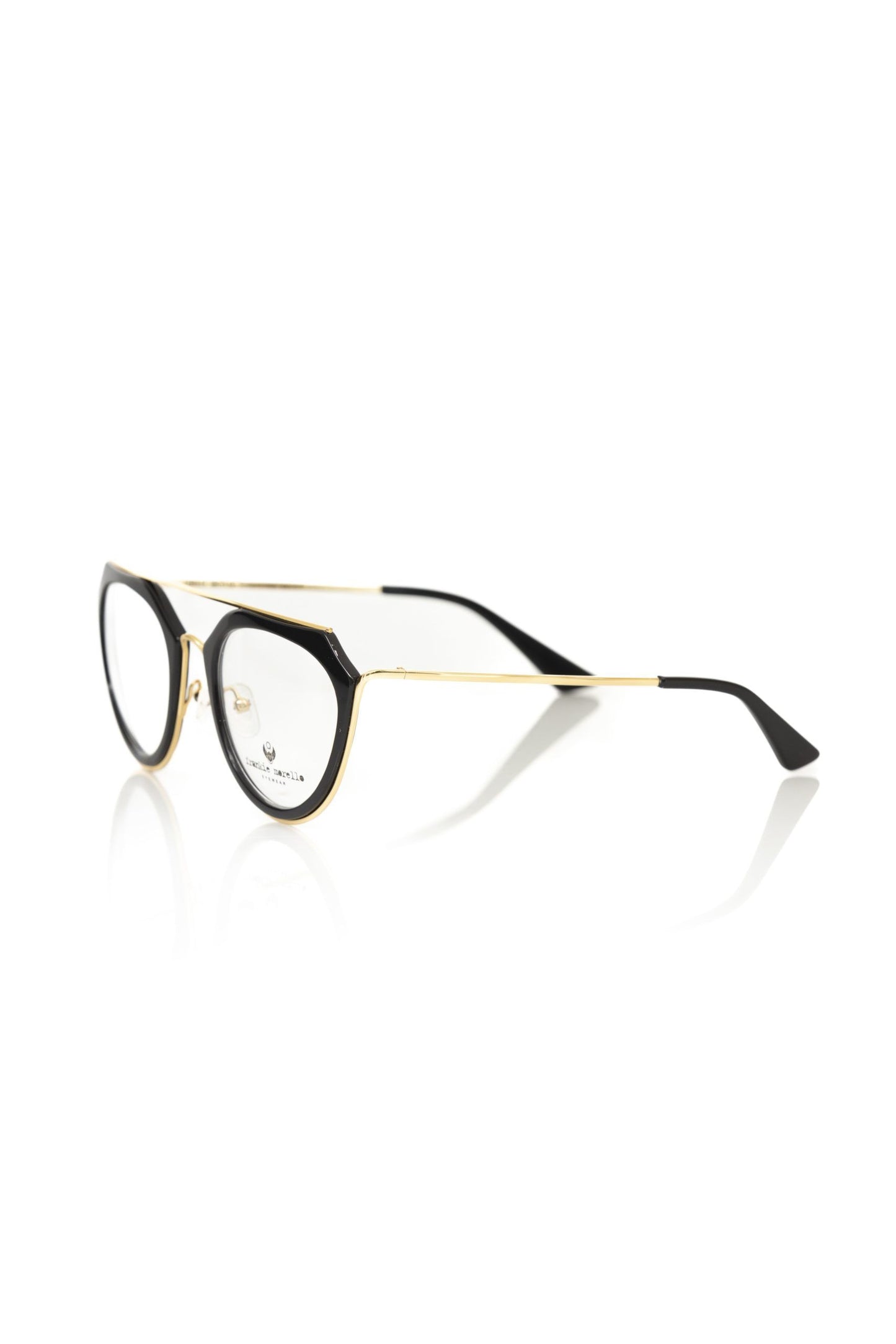 Frankie Morello Schwarze Acetat-Damenbrille