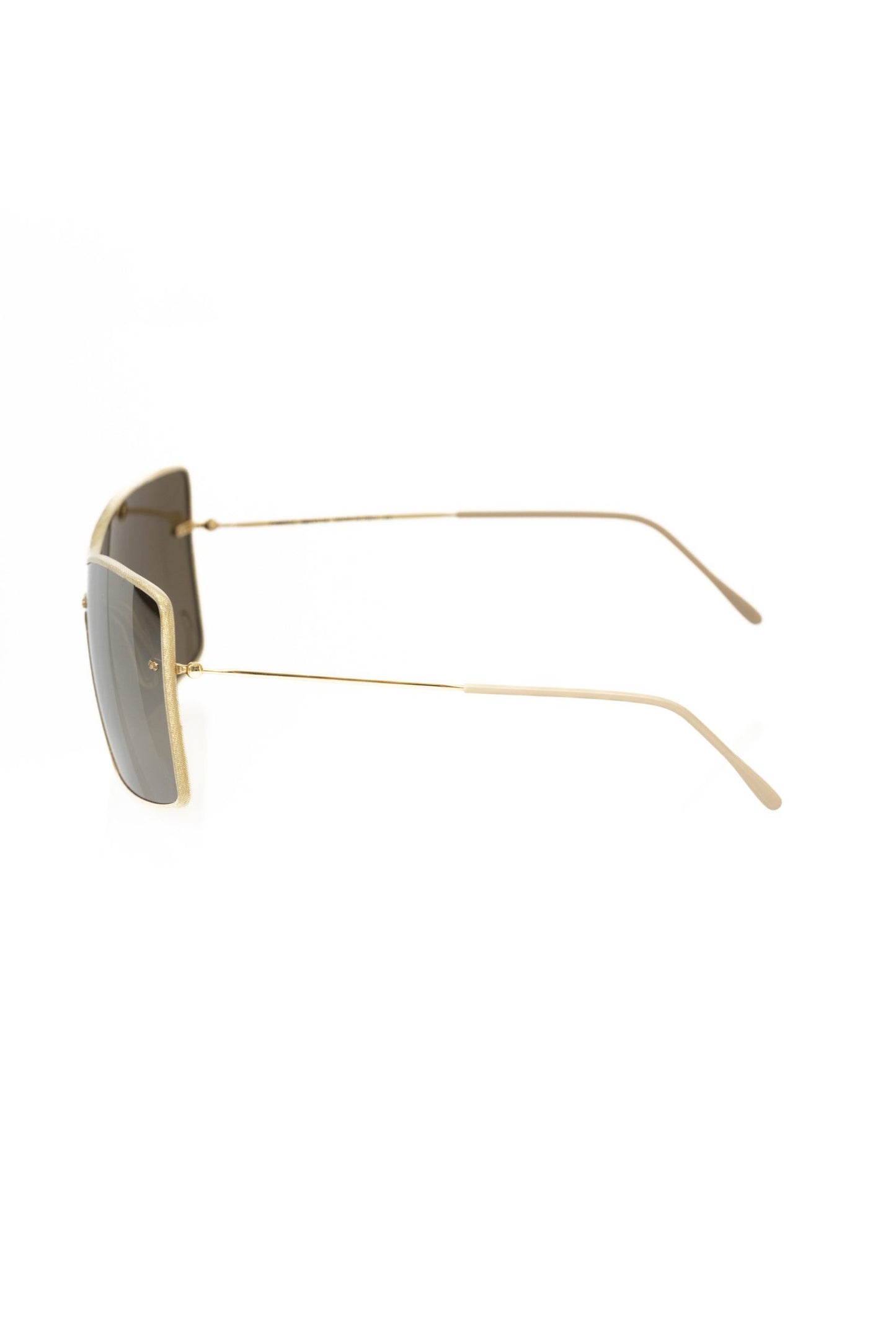 Frankie Morello Gold Metallic Fiber Damen-Sonnenbrille