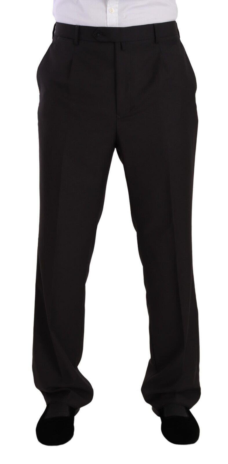 Domenico Tagliente – Grauer, einreihiger Anzug aus Polyester