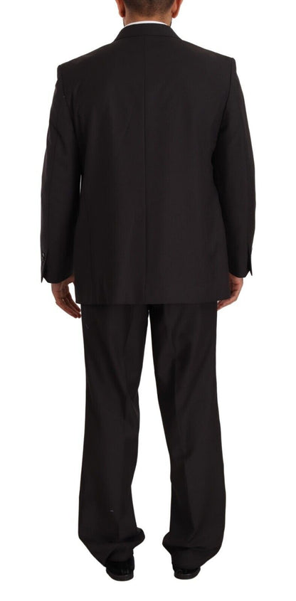 Domenico Tagliente – Grauer, einreihiger Anzug aus Polyester