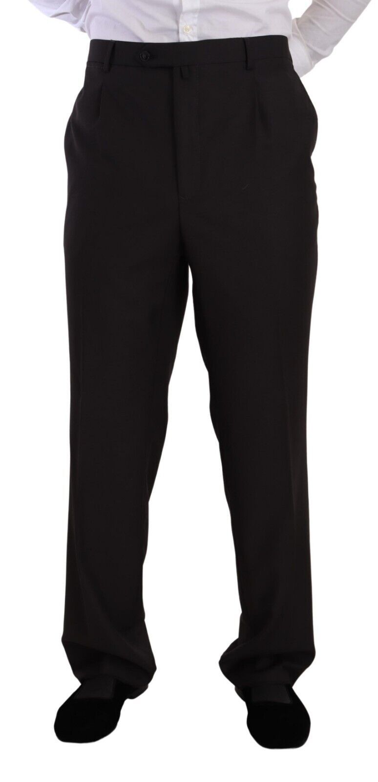 Domenico Tagliente – Grauer, einreihiger Anzug aus Polyester