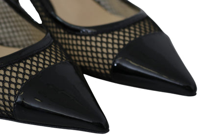 Jimmy Choo Schicke spitze Pumps aus Lacknetz